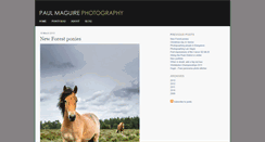 Desktop Screenshot of blog.paulmaguirephoto.com